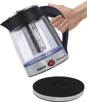 Inalsa Universa TM Electric Kettle (1.8 L, Glass, Black) Inalsa Universa TM Electric Kettle (1.8 L, Glass, Black)